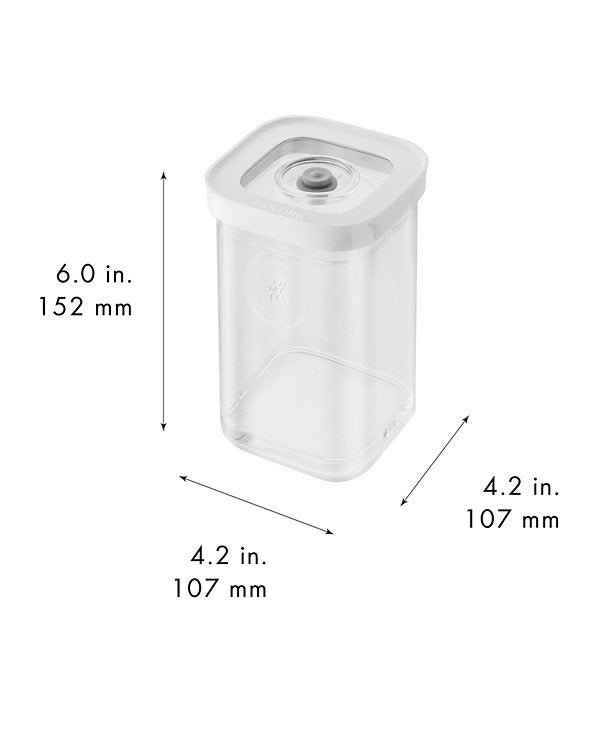 CUBE 12-Piece Small and Medium Food Storage Set with Vacuum Pump