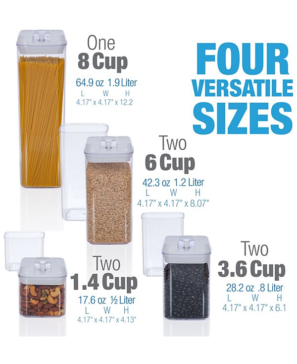 Food Storage Container, Set of 7