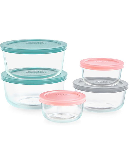 Simply Store 10 Piece Glass Storage Set