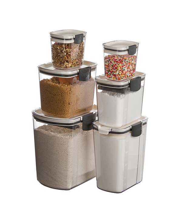 ProKeeper 6 Piece Airtight Food Pantry Storage Container Set