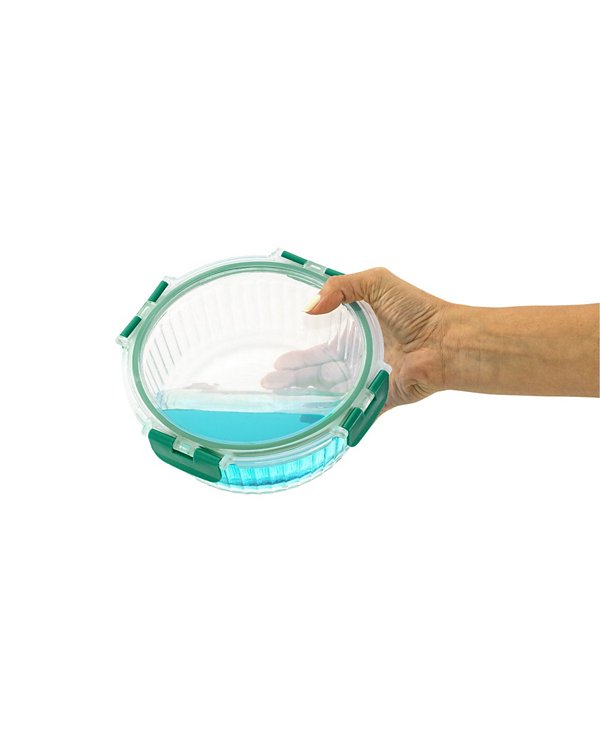 24-piece Fluted Food Storage Container Set with Lids